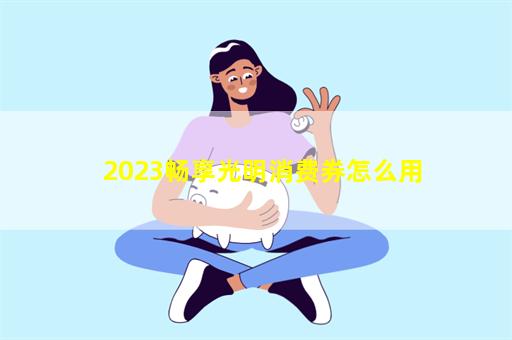 2023畅享光明消费券怎么用